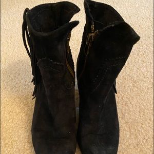 Sam Edelman suede booties